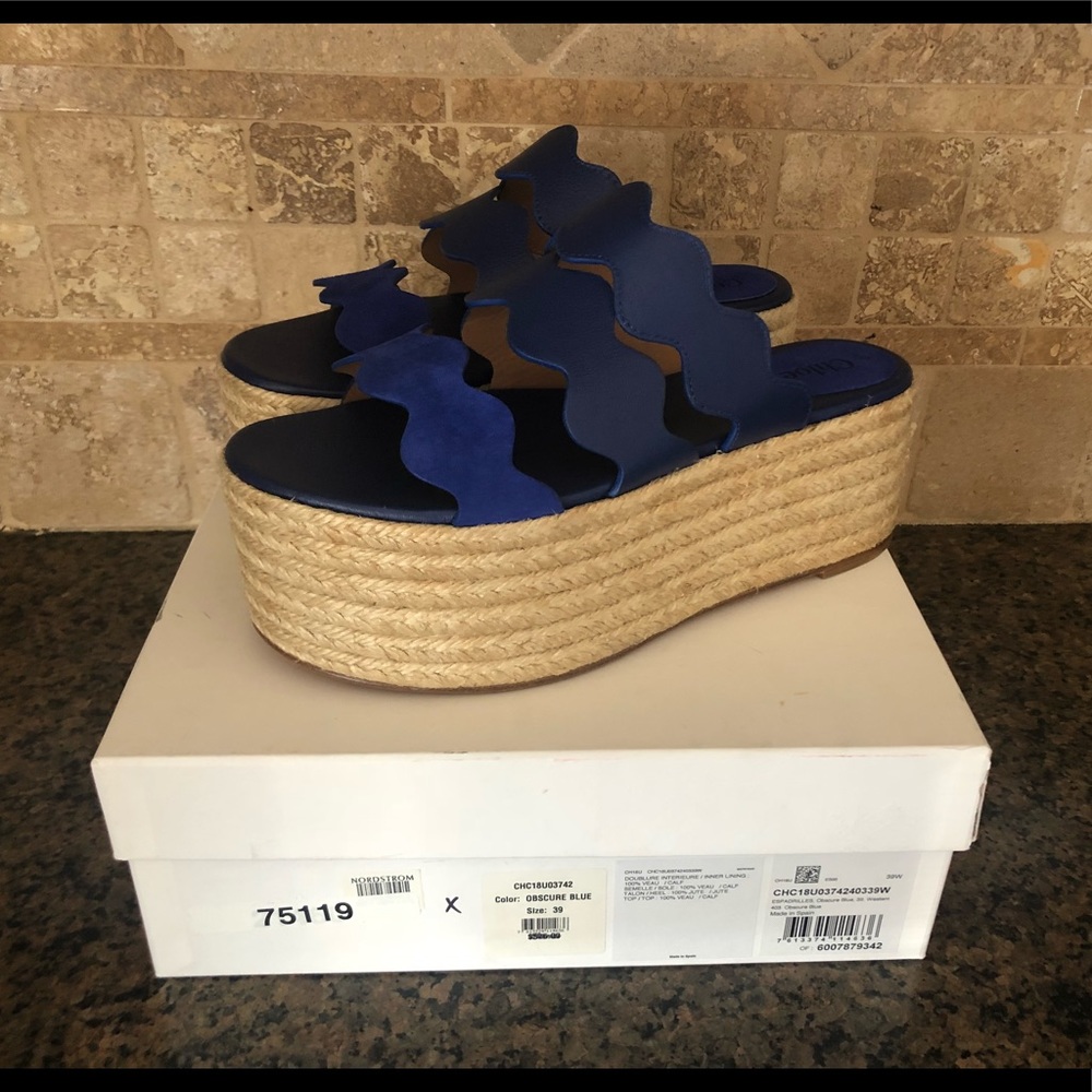 NOT FOR SALE - Chloe Platform Espadrilles Sandals